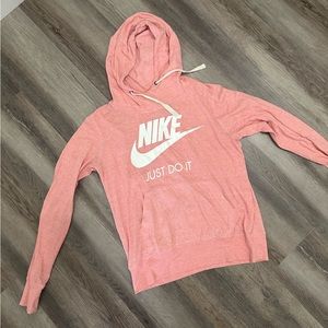 Pink Nike hoodie